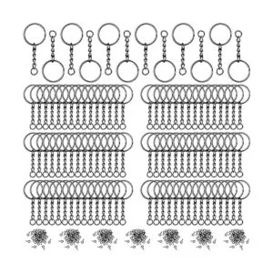 360 anillos de llavero para manualidades incluyendo 90_1
