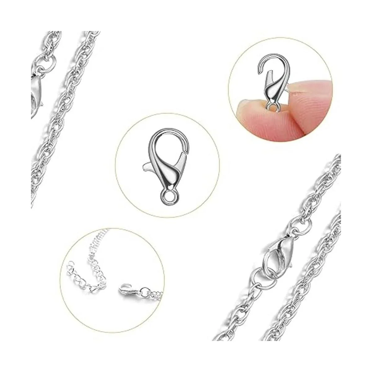 Más de 800 cierres de langosta y anillos abiertos 0.472_5