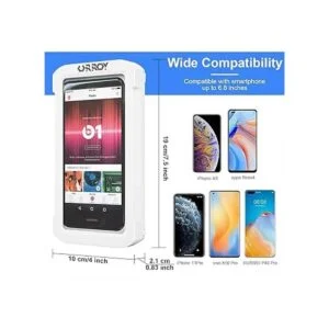 URROY Soporte impermeable para teléfono de ducha_4