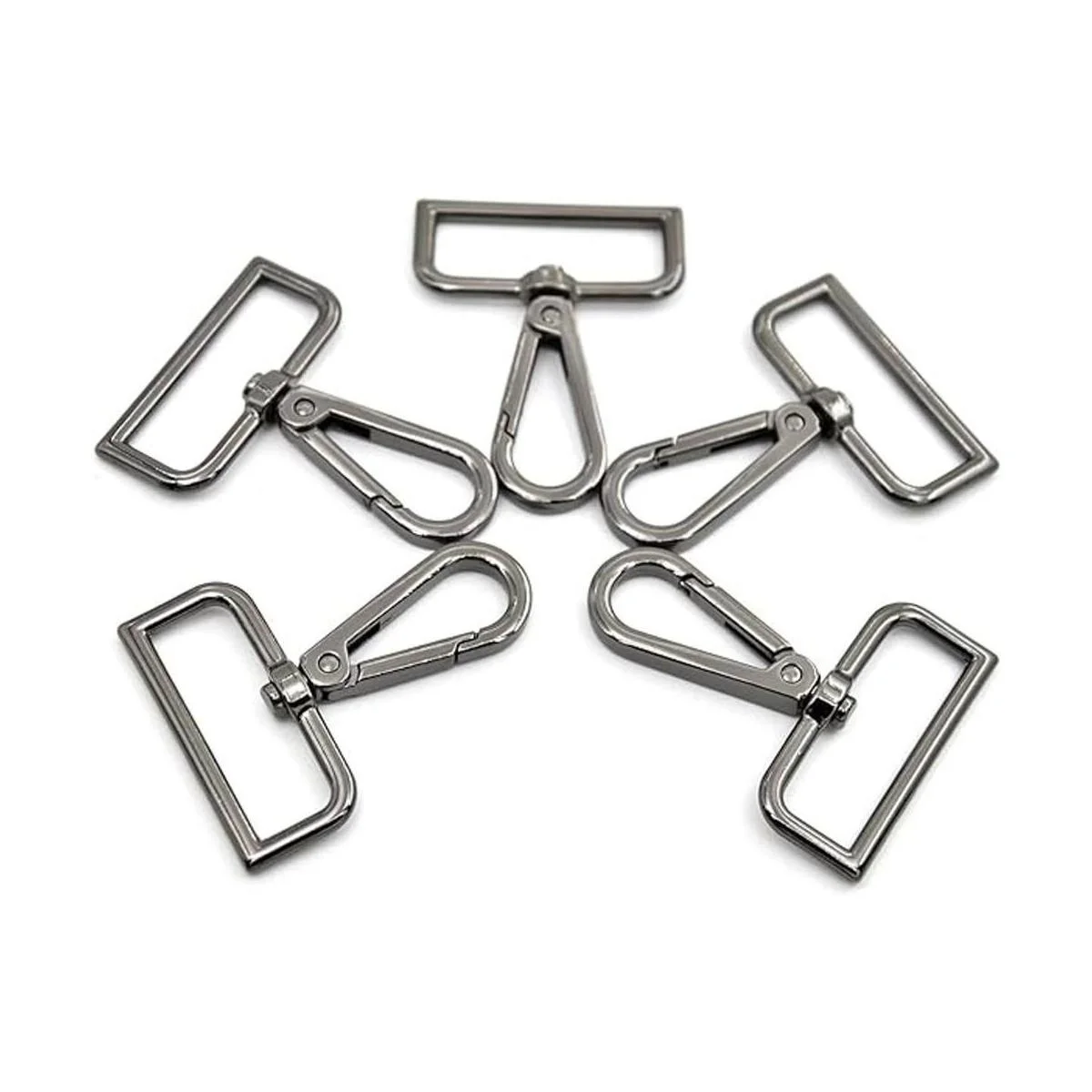 MELORDY 15 ganchos de metal giratorios de mosquetón para_1