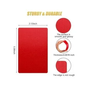 Tarjetas de visita de aluminio multicolor en blanco_2