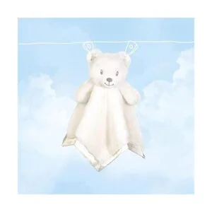 BEILIMU Manta de seguridad de oso suave para bebé manta_7