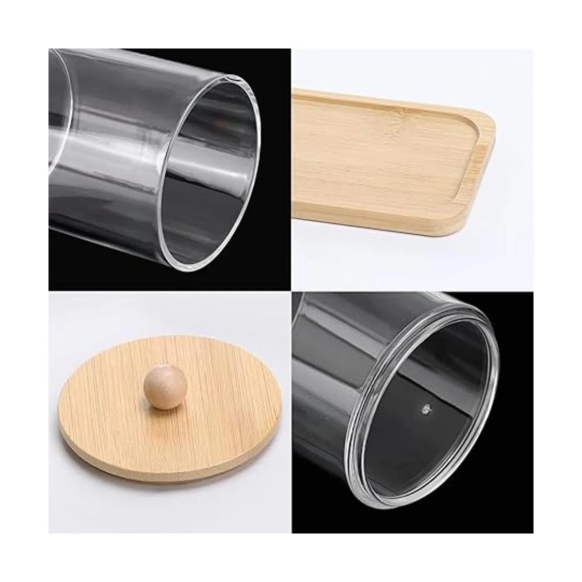 Tbestmax Soporte de hisopo de algodón de 10 onzas con_3