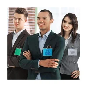 Tarjetas de visita de aluminio multicolor en blanco_7