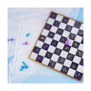 NiArt Juego de moldes de silicona para piezas de ajedrez_5