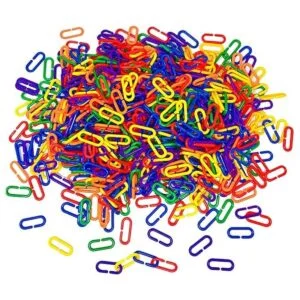 JIALEEY 600 piezas de plástico CClips ganchos cadena_1