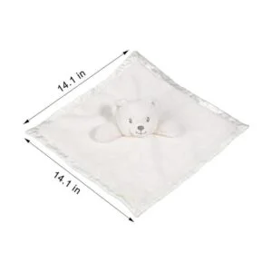 BEILIMU Manta de seguridad de oso suave para bebé manta_4