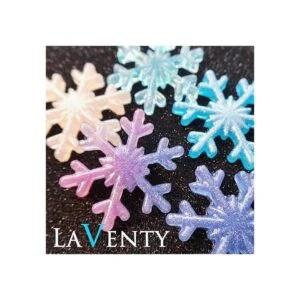 LaVenty 2 moldes de resina de copo de nieve de invierno_4