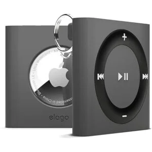 elago Funda Shuffle compatible con Apple AirTags gris_1
