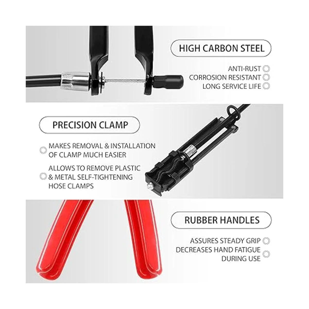 Herramienta de alicates de abrazadera de manguera de_3