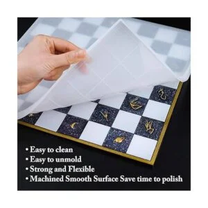 NiArt Juego de moldes de silicona para piezas de ajedrez_3
