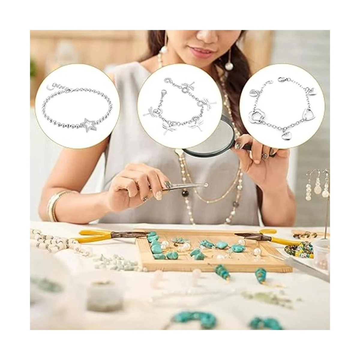 Más de 800 cierres de langosta y anillos abiertos 0.472_3