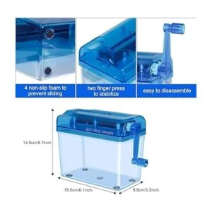 JIKIOU Mini trituradora de mano portátil trituradora de_5