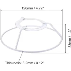 uxcell Anillo para lámpara 4.724 in de diámetro marco_2