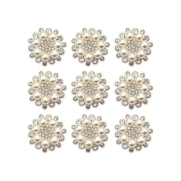 Builcker 20 piezas chapadas en plata con cuentas redondas_1