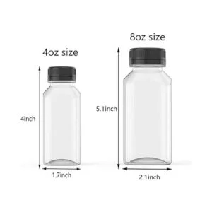 10 botellas de jugo de plástico de 8 onzas recipientes_3