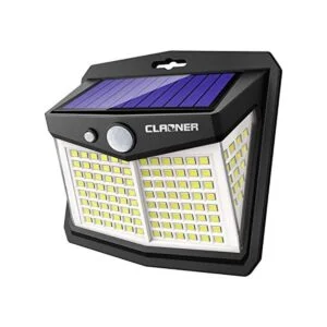 Claoner Luces solares para exteriores 128 LED 1 paquete_1
