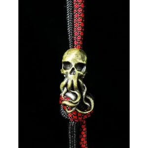 Cuentas de latón antiguo con forma de pulpo EDC para_2