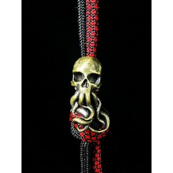 Cuentas de latón antiguo con forma de pulpo EDC para_2