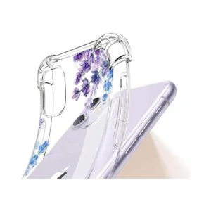XEEUE Flower Funda diseñada para iPhone 11 con protector_7