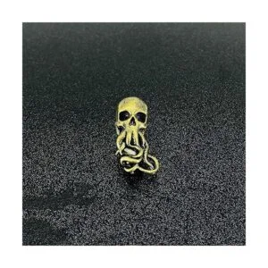 Cuentas de latón antiguo con forma de pulpo EDC para_4