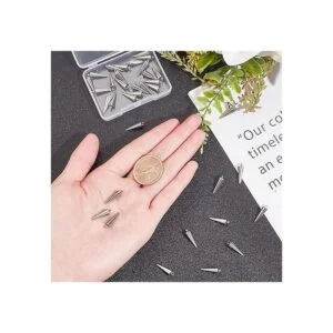 UNICRAFTALE 40 dijes con patrón de espiga 304 colgantes_2