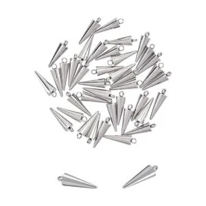 UNICRAFTALE 40 dijes con patrón de espiga 304 colgantes_5