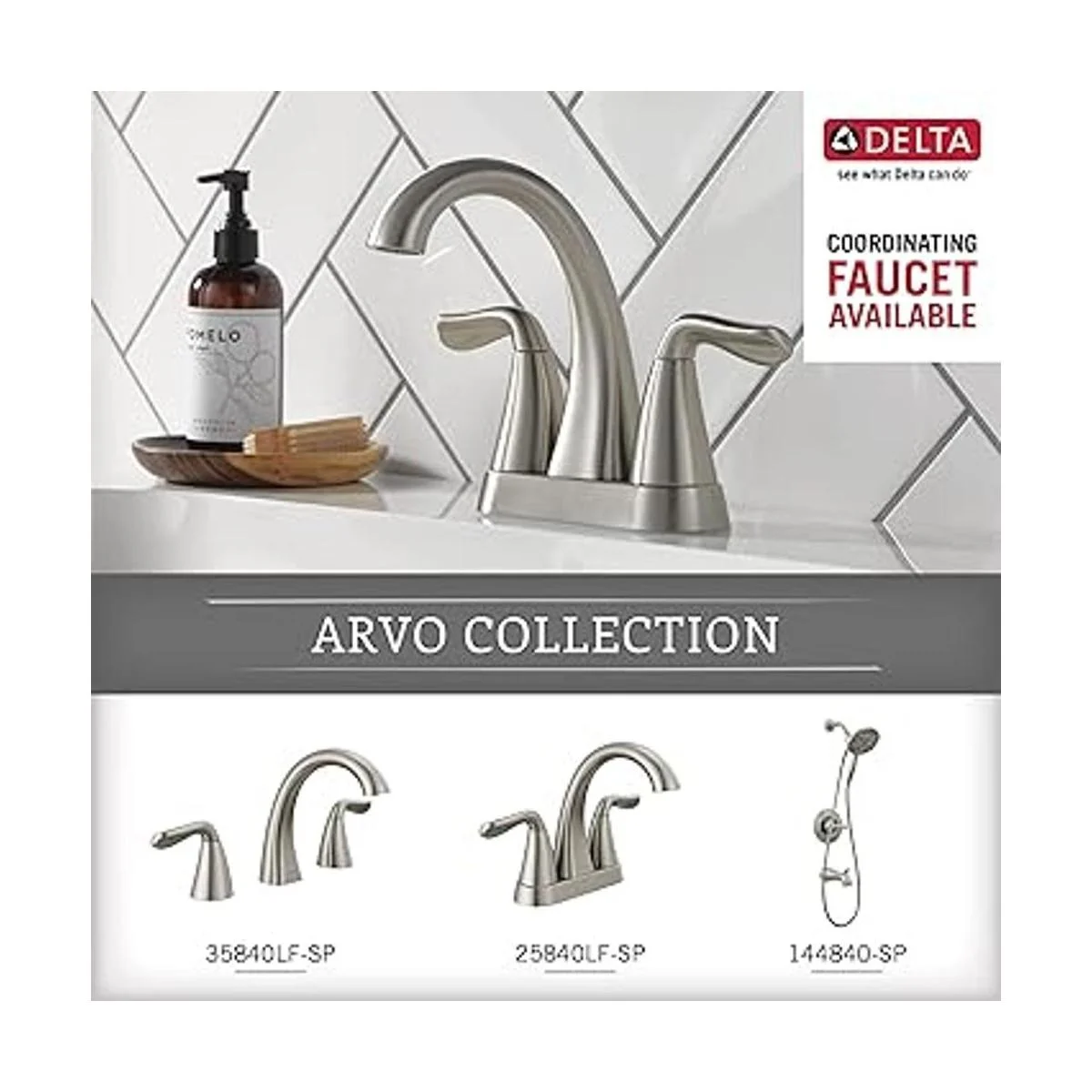 Delta ARV35DN Arvo Gancho para toalla níquel cepillado_2