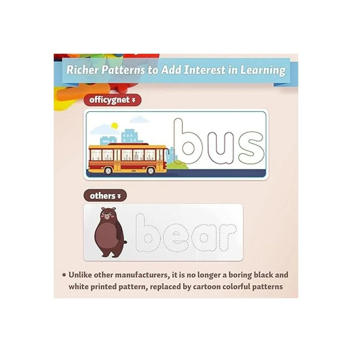 Officygnet See Spell Learning Juguetes educativos y_3