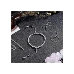 UNICRAFTALE 40 dijes con patrón de espiga 304 colgantes_3