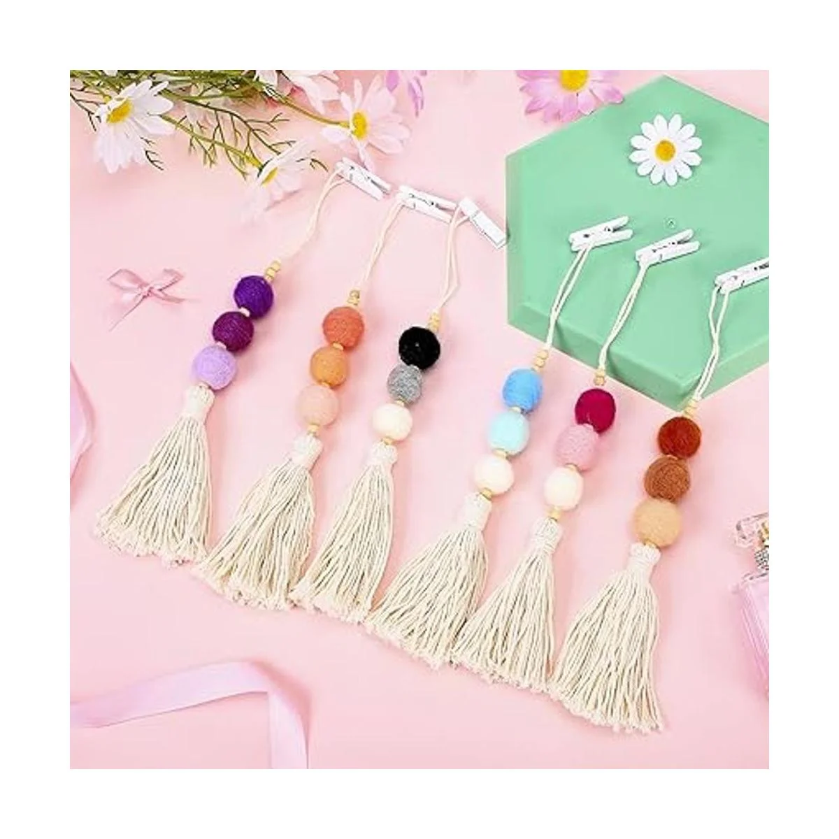 Difusor de bola de fieltro difusor de borlas difusor de_4