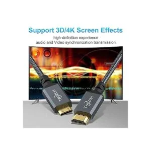 Twozoh Cable mini HDMI a HDMI de 10 pies cable trenzado_6