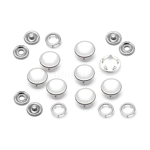 CRAFTMEMORE 20 juegos de broches de perlas de 0.472 in_1