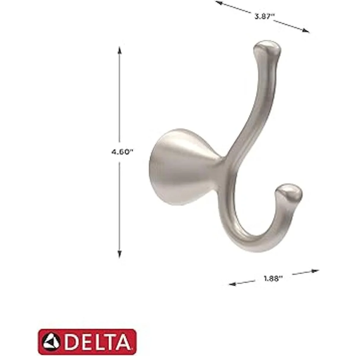 Delta ARV35DN Arvo Gancho para toalla níquel cepillado_3