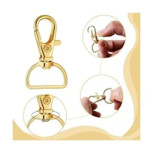 Juego de 96 cierres giratorios con anillos en D y hebillas_4