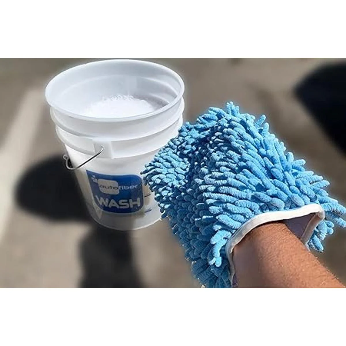 Cero Puff Guante de microfibra 7 pulgadas x 9 in. 1_3