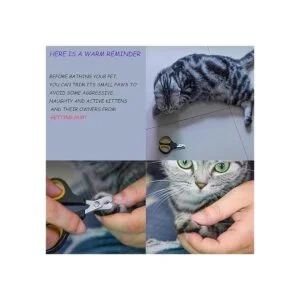 Bolsa de baño para gatos con red de ducha para gatos y_6