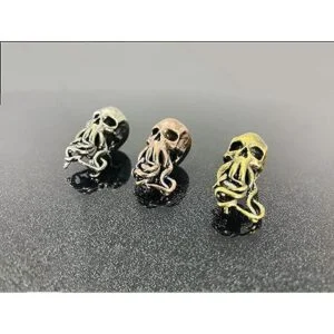 Cuentas de latón antiguo con forma de pulpo EDC para_6