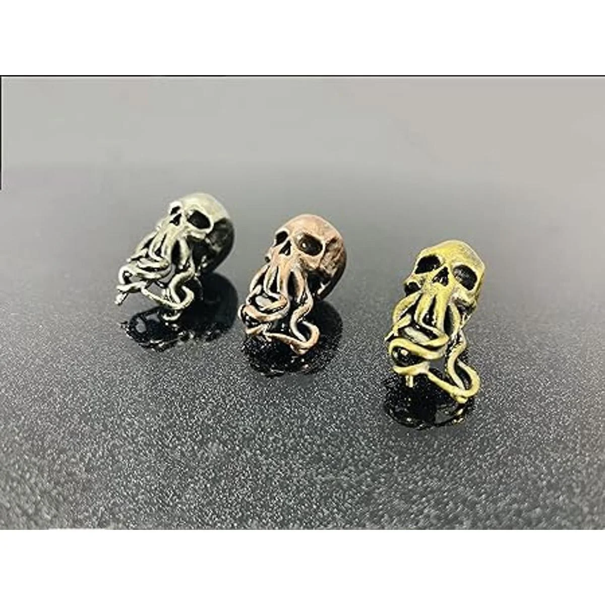 Cuentas de latón antiguo con forma de pulpo EDC para_6