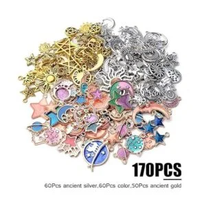 170pcs joyería celestial Charm colgantes varios esmalte_2