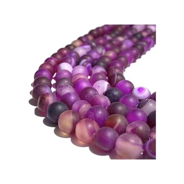 ABCGEMS agujero grande de 0.098 in cuentas de ágata de_3