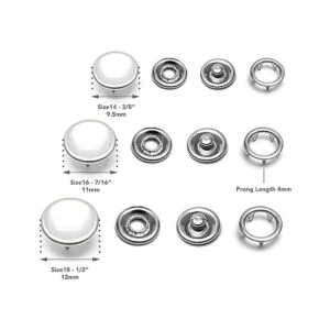 CRAFTMEMORE 20 juegos de broches de perlas de 0.472 in_4