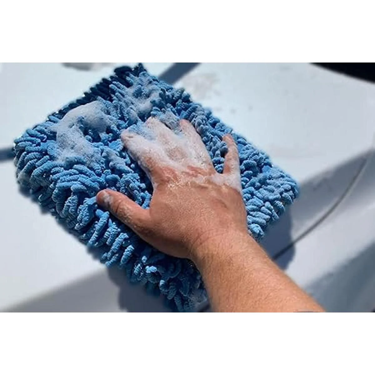 Cero Puff Guante de microfibra 7 pulgadas x 9 in. 1_4