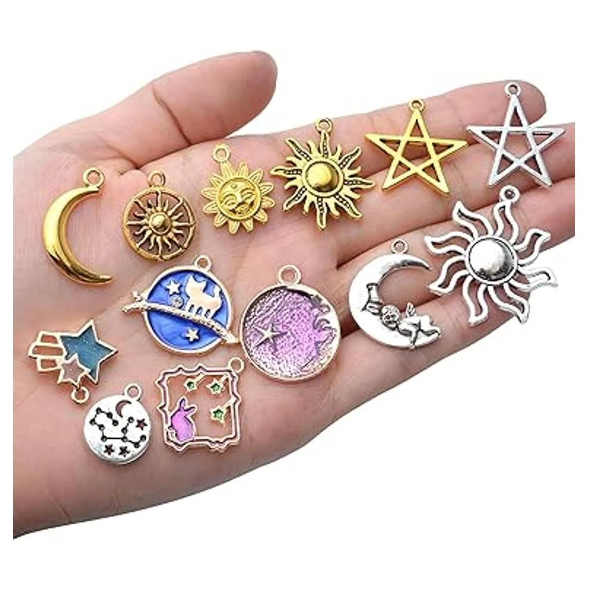 170pcs joyería celestial Charm colgantes varios esmalte_7