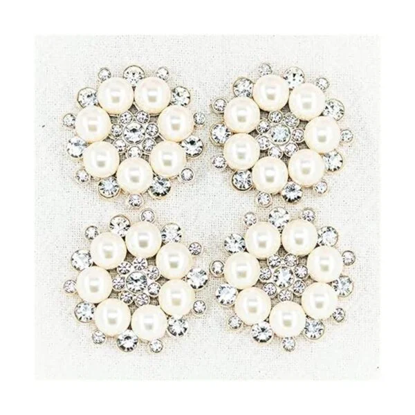 Builcker 20 piezas chapadas en plata con cuentas redondas_2