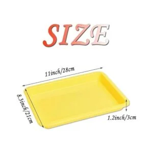 10 bandejas de plástico para arte bandeja organizadora de_2