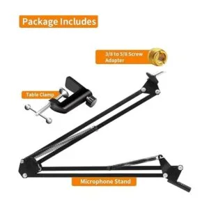 Brazo de brazo Quadcast Soporte de micrófono ajustable_6