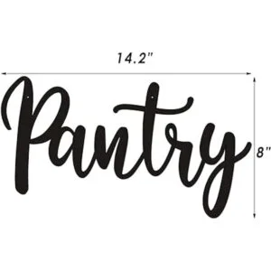 Letrero de despensa decoración de pared de metal para el_3
