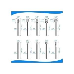 Brocas de tallado de madera con vástago de 18 pulgadas_2