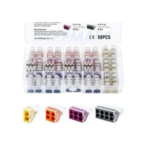 GKEEMARS Paquete surtido de 58 conectores de cable de_1